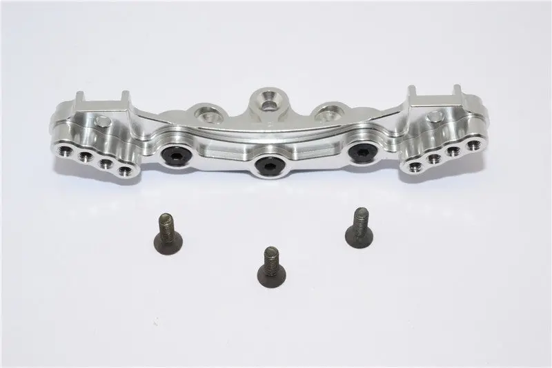 Tamiya Tb04 Aluminum Rear Damper Mount - 1 Set Silver 1