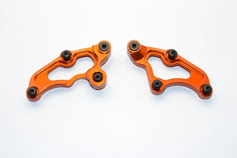 Tamiya Tb04 Aluminum Rear Gear Box Upper Plate - 1 Set Orange 1