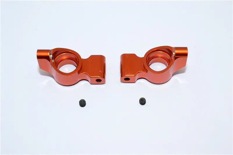 Tamiya Tb04 Aluminum Rear Knuckle Arm - 1 Pr Orange 1