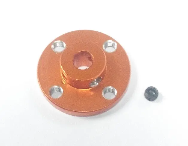 Tamiya Tb04 Aluminum Spur Gear Holder - 1 Set Orange 1