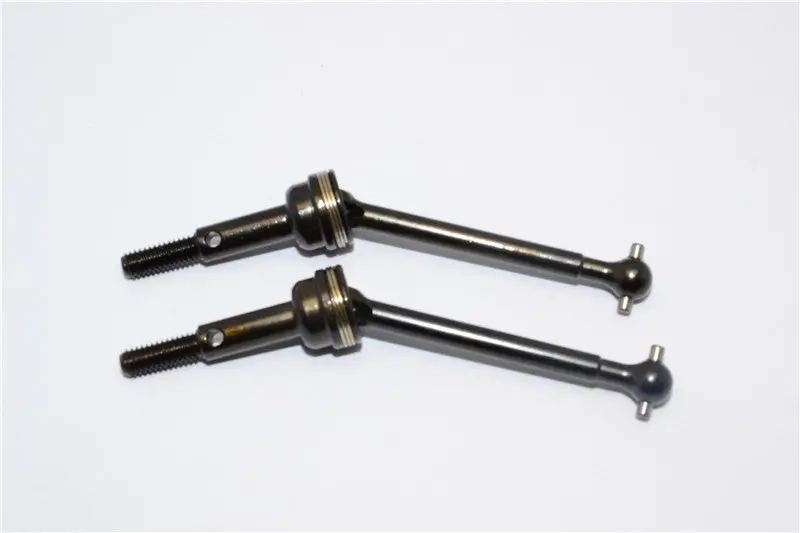 Tamiya Tb04 Steel#45 Front/Rear Cvd Swing Shaft - 1 Pr Black 1