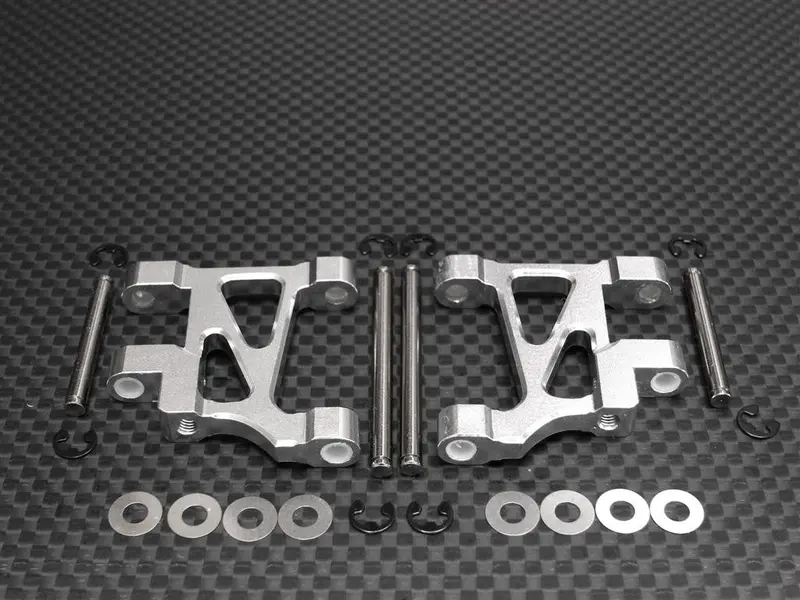 Tamiya Tl01 Aluminum Front Arm Set - 1Pr Silver 1