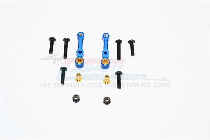 Tamiya Tl01 Aluminum Front Camber Set - 1Pr Blue 1