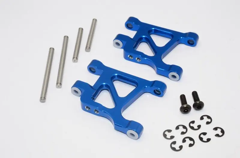 Tamiya Tl01 Aluminum Rear Arm Set - 1Pr Blue 1