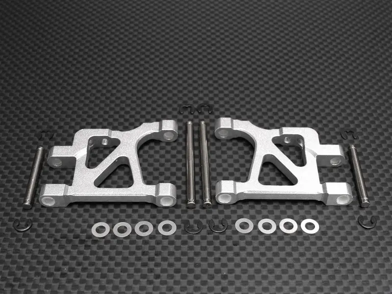 Tamiya Tl01 Aluminum Rear Arm Set - 1Pr Silver 1