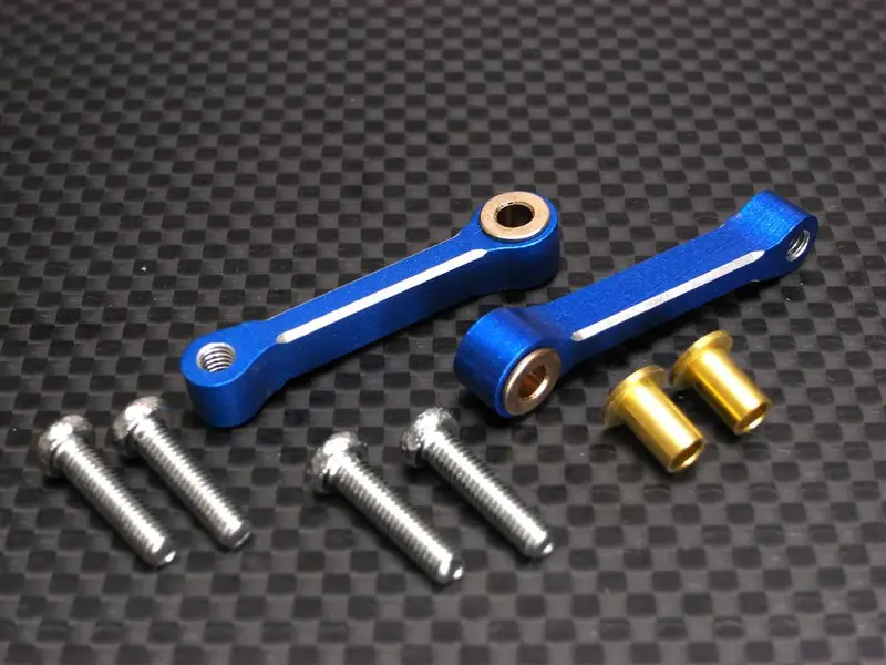 Tamiya Tl01 Aluminum Rear Camber Set - 1Pr Blue 1