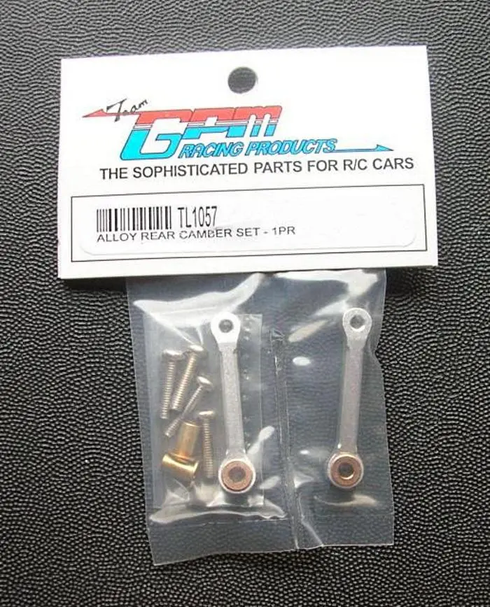 Tamiya Tl01 Aluminum Rear Camber Set - 1Pr Silver 1