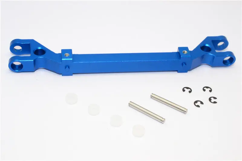 Tamiya Truck Scania R620 Highline Aluminum Front Axle With Pins & E-Clips & Collars - 1Pc Set Blue 1