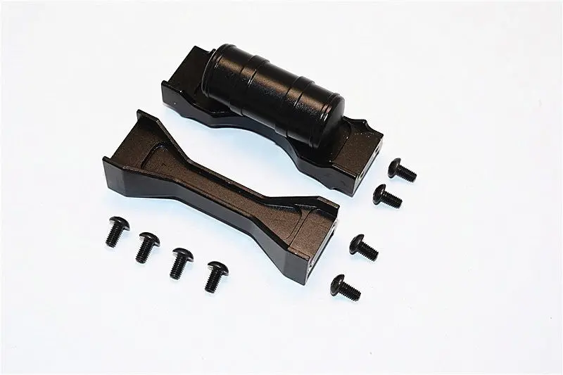 Tamiya Truck Scania R620 Highline  Aluminum Middle Chassis Mount - 3Pcs Set Black 1
