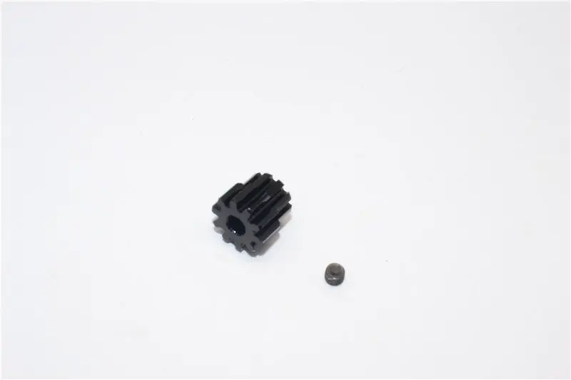 Tamiya Truck Scania R620 Highline Aluminum Motor Gear (10T) - 1Pc Black 1