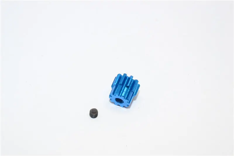 Tamiya Truck Scania R620 Highline Aluminum Motor Gear (10T) - 1Pc Blue 1