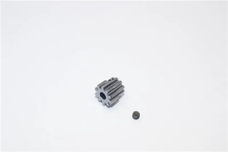 Tamiya Truck Scania R620 Highline Aluminum Motor Gear (10T) - 1Pc Gray Silver 1