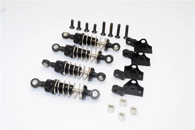 Tamiya Truck Scania R620 Highline Aluminum Rear Adjustable Spring Damper - 2Prs Black 1