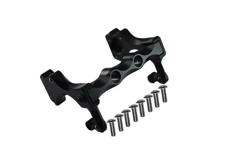 Tamiya Truck Scania R620 Highline Aluminum Rear Chassis Mount - 3Pcs Set Black 1