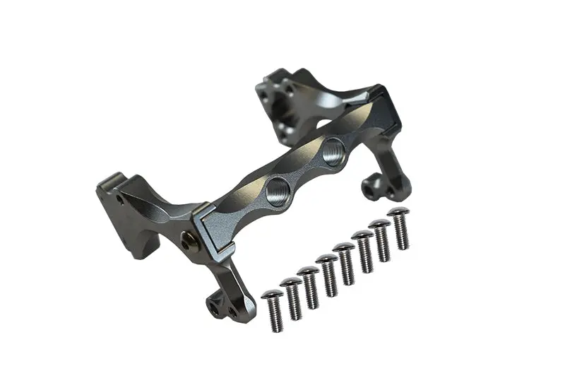 Tamiya Truck Scania R620 Highline Aluminum Rear Chassis Mount - 3Pcs Set Gray Silver 1
