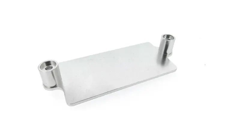 Tamiya Truck Scania R620 Highline Aluminum Receiver Bottom Plate - 1Pc Silver 1