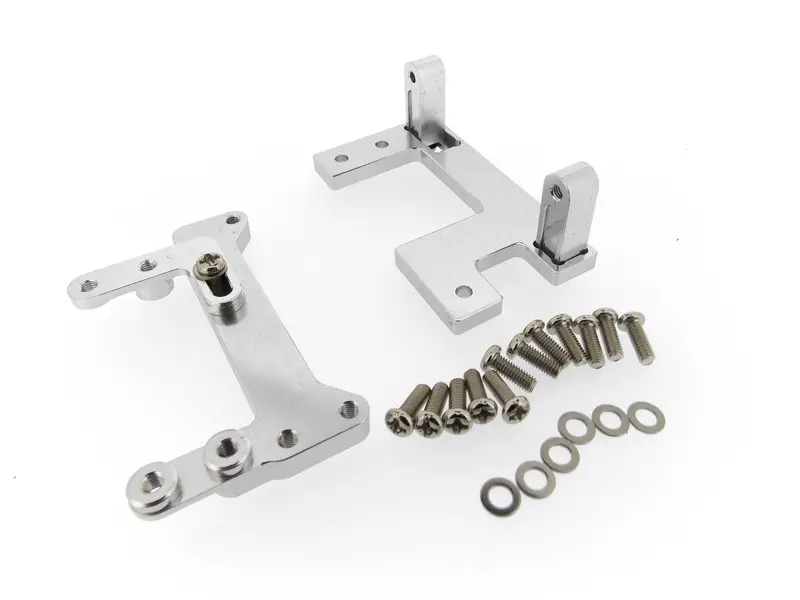 Tamiya Truck Scania R620 Highline Aluminum Servo Mounts - 5Pcs Set Silver 1