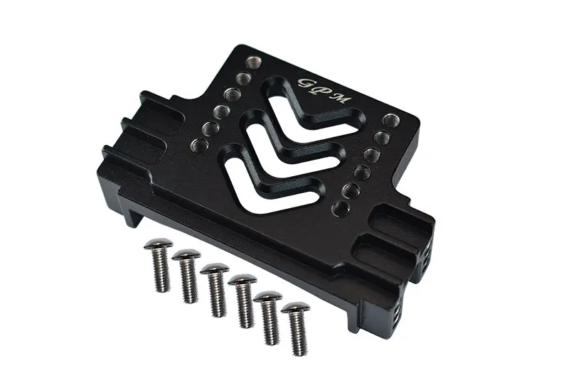 Tamiya Truck Scania R620 Highline Upgrade Parts Aluminum Rear Adjustable Chassis Stabilizing Mount - 1Pc Set Black 1