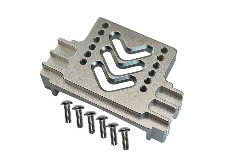Tamiya Truck Scania R620 Highline Upgrade Parts Aluminum Rear Adjustable Chassis Stabilizing Mount - 1Pc Set Silver 1