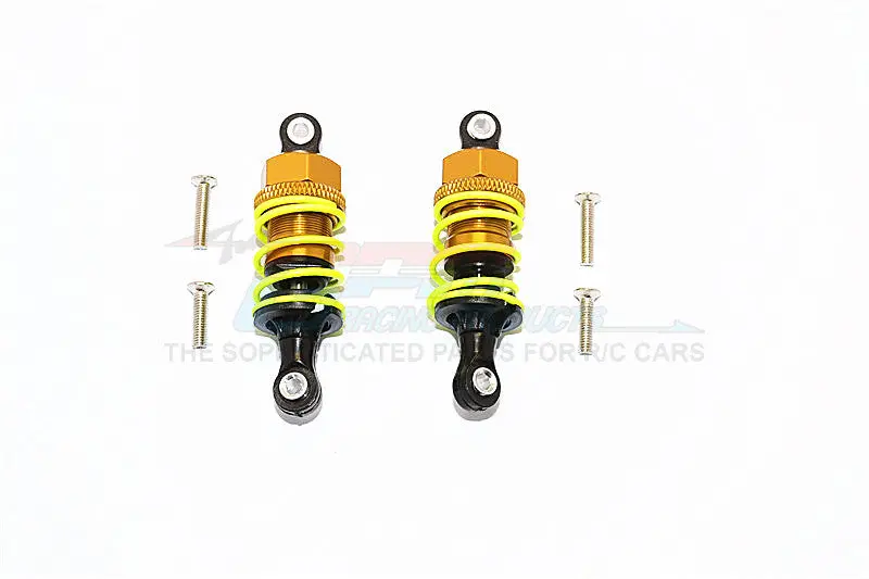 Tamiya Tt-01 Aluminum Damper 50Mm - 1Pr Golden Black 1