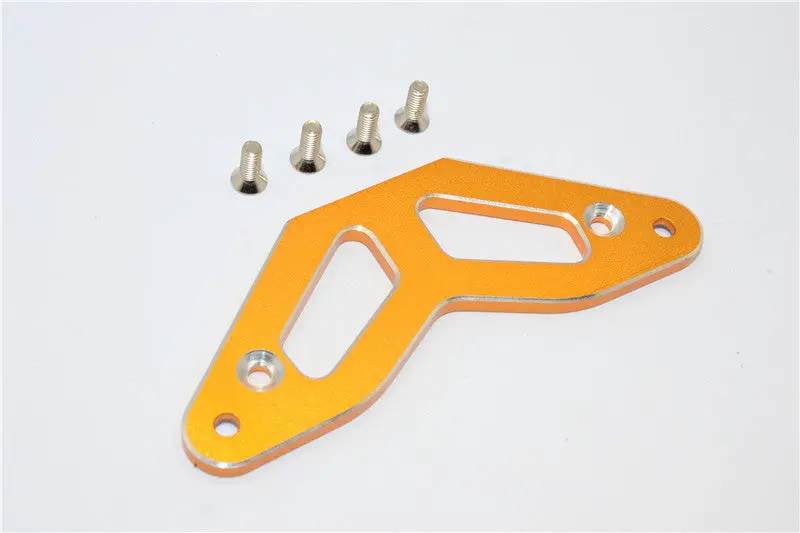 Tamiya Tt-01 Aluminum Front Bumper Thick 3Mm - 1Pc Gold 1
