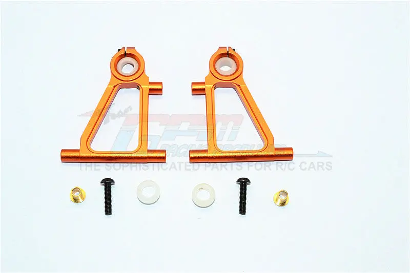 Tamiya Tt-01 Aluminum Front Lower Arm Set - 1Pr Orange 1