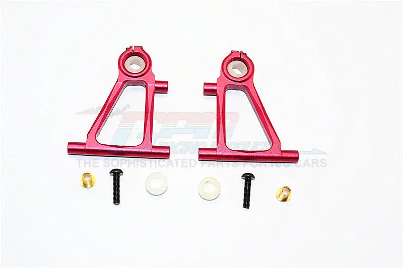 Tamiya Tt-01 Aluminum Front Lower Arm Set - 1Pr Red 1
