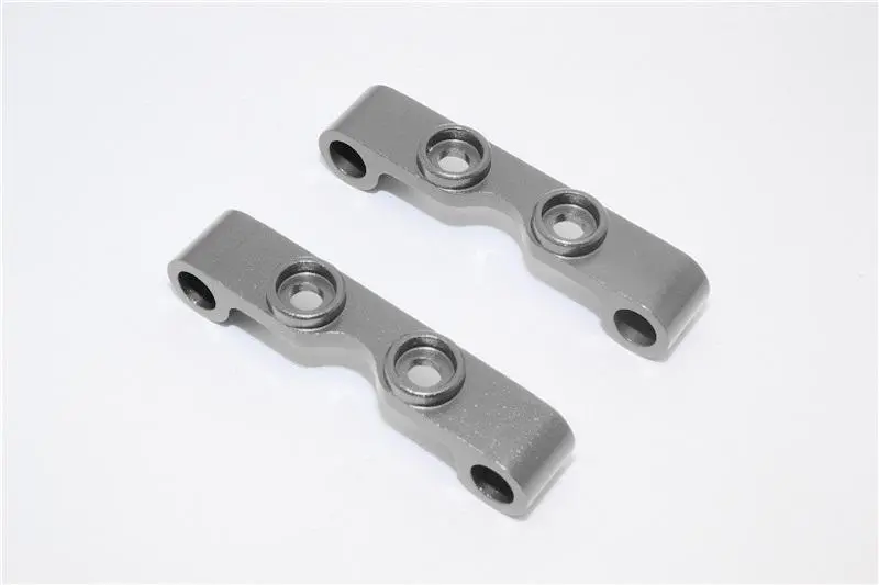 Tamiya Tt-01 Aluminum Front/Rear Upper Arm Mount - 1Pr Gray Silver 1