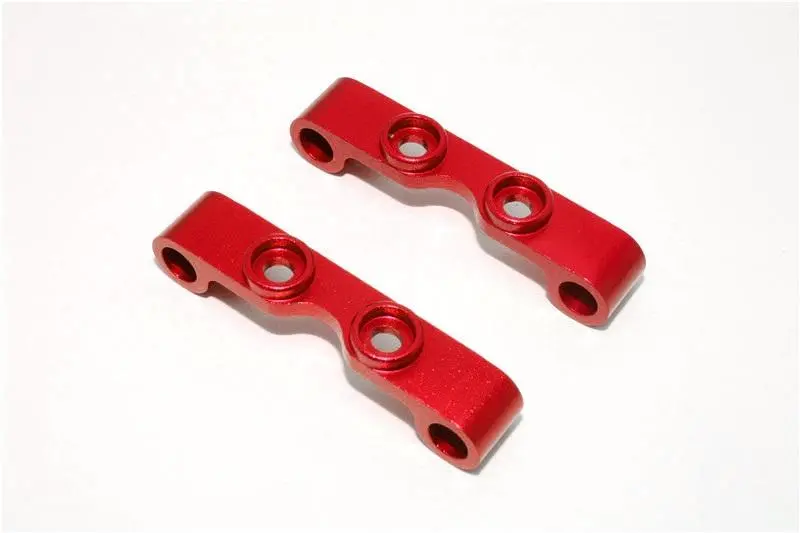 Tamiya Tt-01 Aluminum Front/Rear Upper Arm Mount - 1Pr Red 1