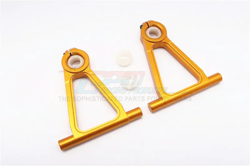 Tamiya Tt-01 Aluminum Front Upper Arm Set - 1Pr Gold 1