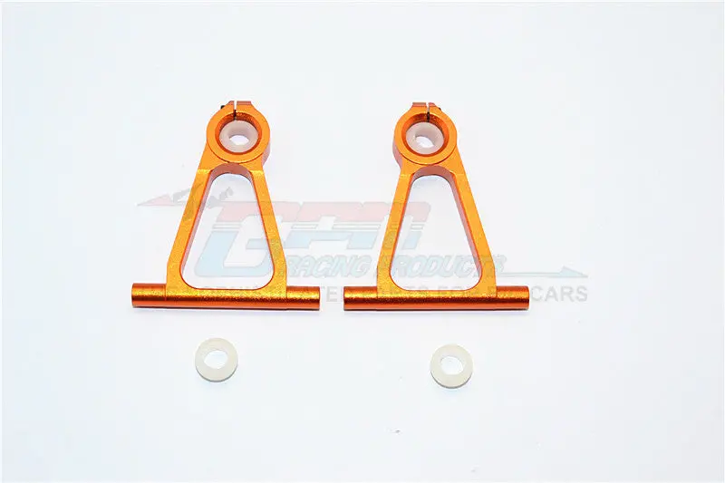 Tamiya Tt-01 Aluminum Front Upper Arm Set - 1Pr Orange 1