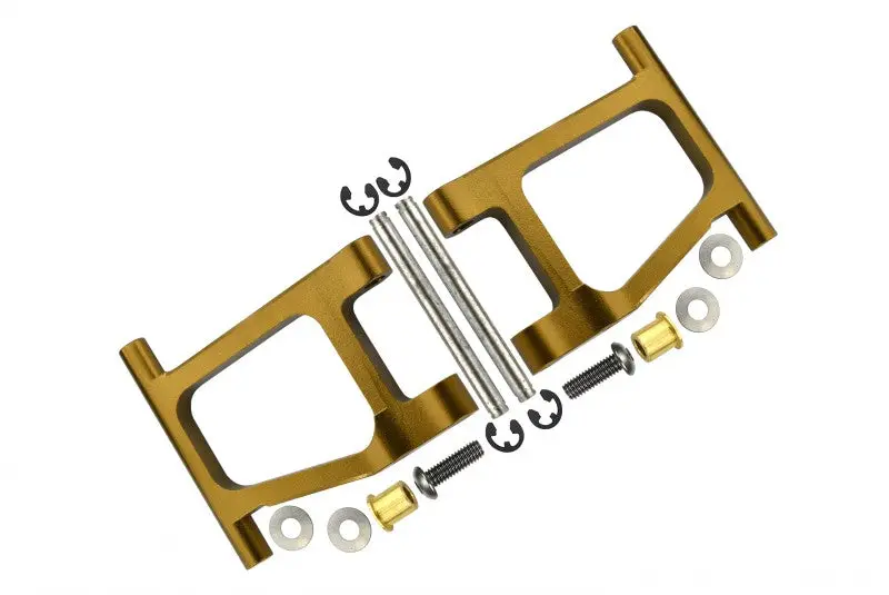 Tamiya Tt-01 Aluminum Rear Lower Arm - 1Pr Set Golden Black 1