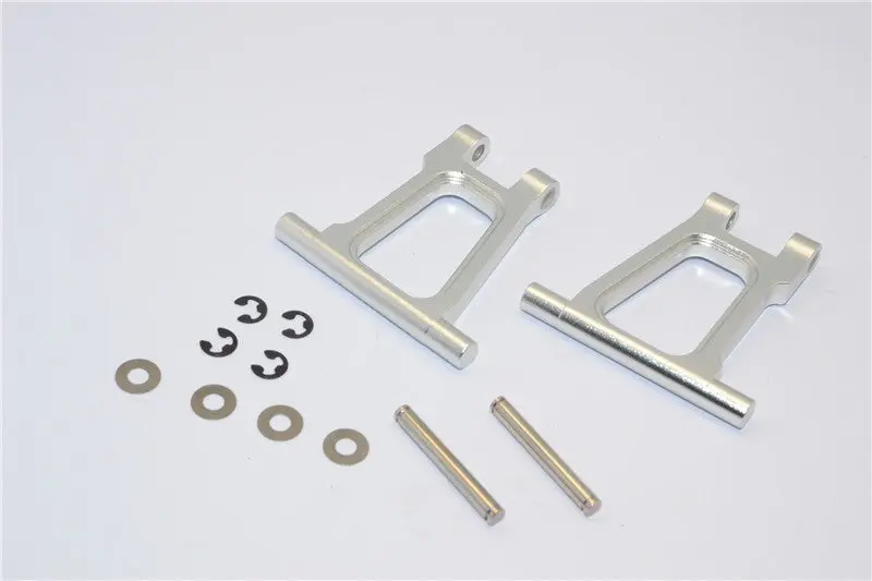 Tamiya Tt-01 Aluminum Rear Upper Arm Set - 1Pr Silver 1