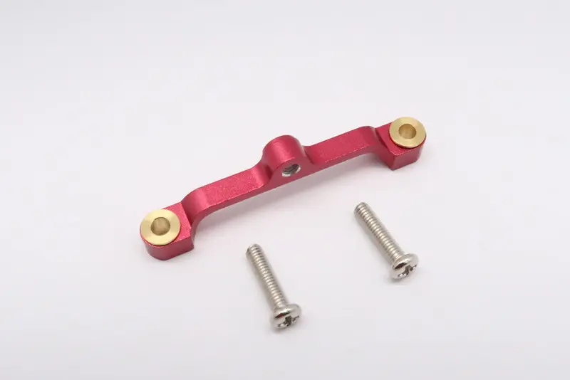 Tamiya Tt-01 Aluminum Steering Tie Rod Set - 1Pc Red 1