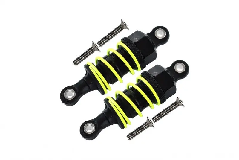 Tamiya Tt-01 & Tt-01D Aluminum Damper 50Mm - 1Pr Black 1
