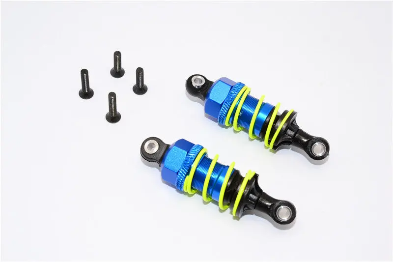 Tamiya Tt-01 & Tt-01D Aluminum Damper 50Mm - 1Pr Blue 1