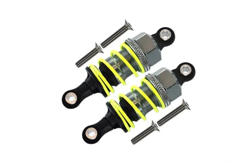 Tamiya Tt-01 / Tt-01D Aluminum Damper 50Mm - 1Pr Gray Silver 1