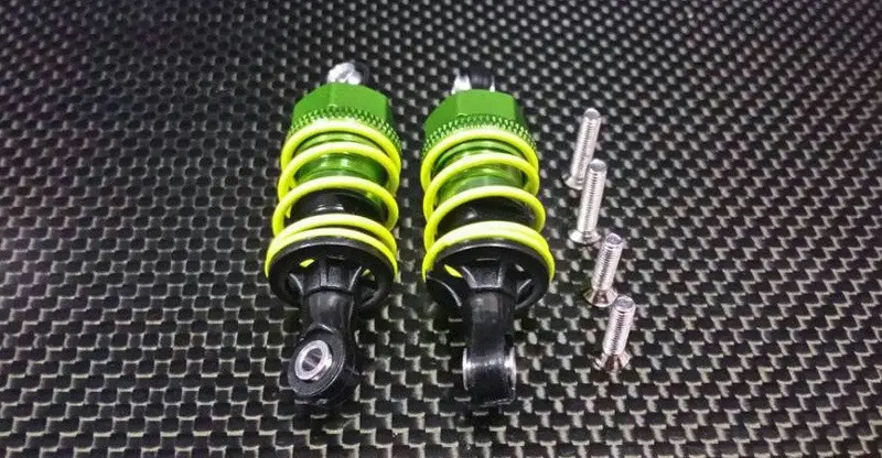 Tamiya Tt-01 & Tt-01D Aluminum Damper 50Mm - 1Pr Green 1