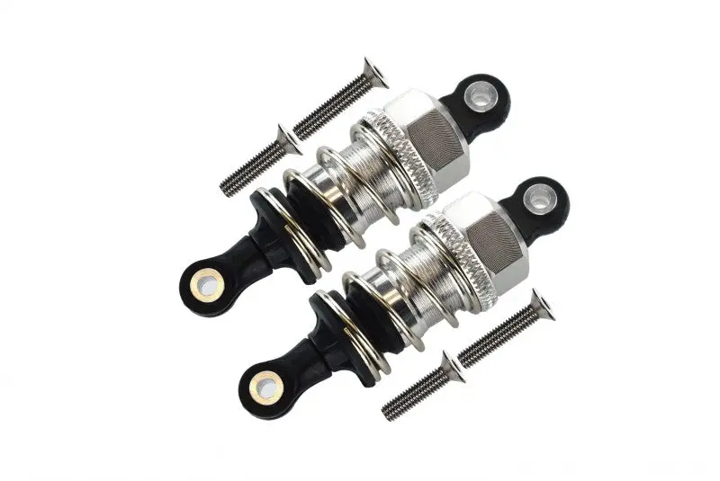 Tamiya Tt-01 / Tt-01D Aluminum Damper 50Mm - 1Pr Silver 1