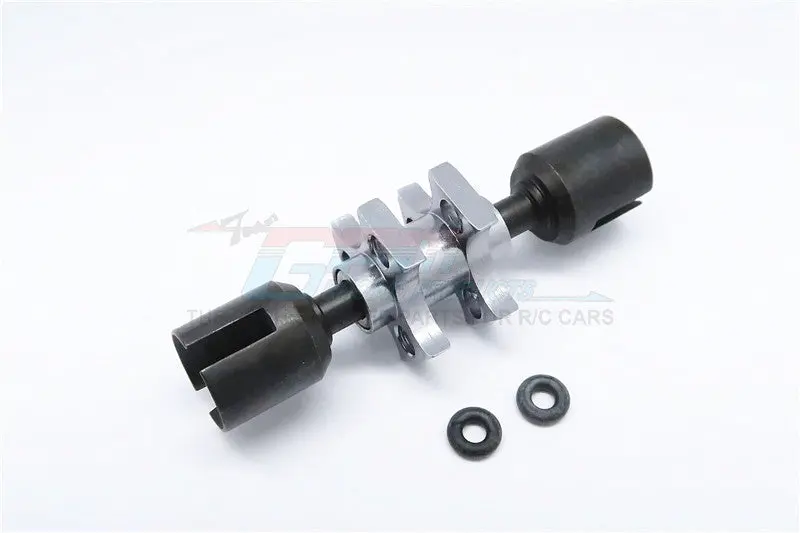 Tamiya Tt-01 / Tt-01D Aluminum Front One-Way - 1Pc Gray Silver 1