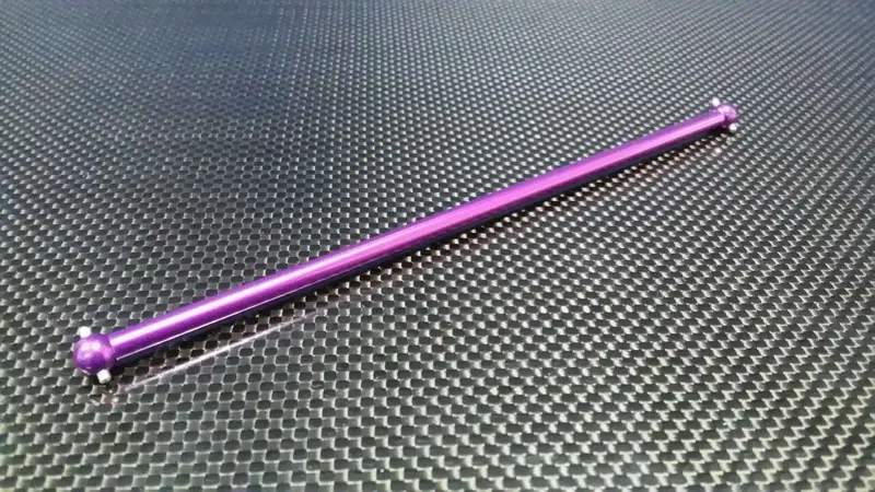 Tamiya Tt-01 & Tt-01D Aluminum Main Shaft - 1Pc Purple 1