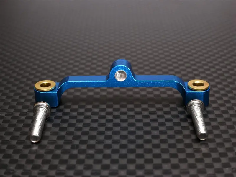 Tamiya Tt-01 & Tt-01D Aluminum Steering Tie Rod Set - 1Pc Blue 1