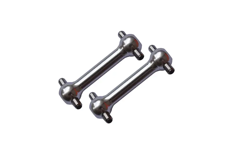 Tamiya Tt-01 / Tt-01D / Tt-02 Aluminum Front/Rear Dog Bone (31Mm) - 1Pr Silver 1
