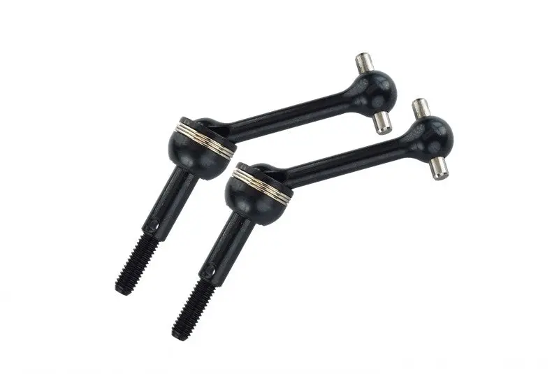 Tamiya Tt-01, Tt-01D & Tt-02 Steel #45 Cvd Swing Shaft (33Mm)- 1Pr Black 1