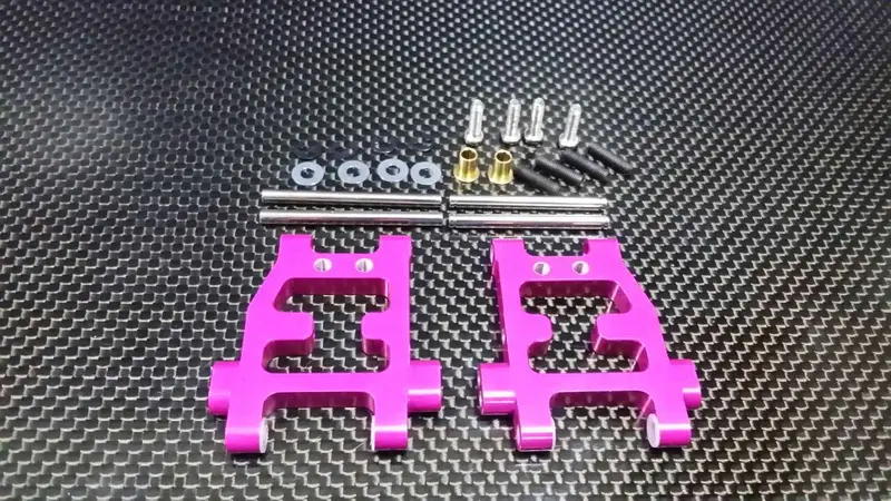 Tamiya Tt-01D, Tt-01 Xb Pro Aluminum Rear Lower Arm - 1Pr (Drift) Pink 1