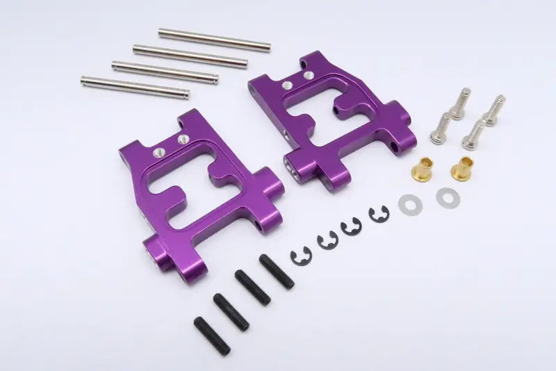 Tamiya Tt-01D, Tt-01 Xb Pro Aluminum Rear Lower Arm - 1Pr Purple 1