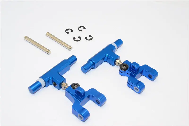 Tamiya Tt-01D, Tt-01 Xb Pro Aluminum Rear Upper Arm - 1Pr (Drift) Blue 1