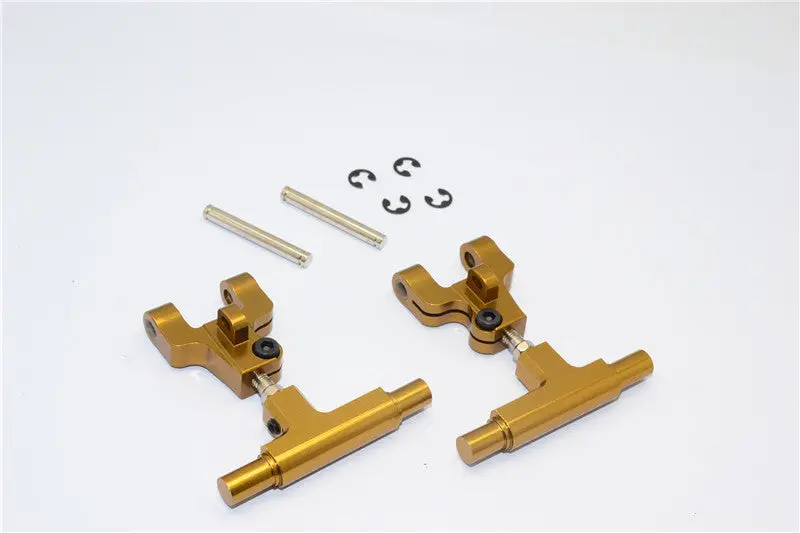 Tamiya Tt-01D, Tt-01 Xb Pro Aluminum Rear Upper Arm - 1Pr (Drift) Golden Black 1