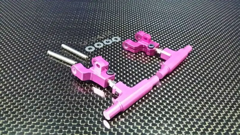 Tamiya Tt-01D, Tt-01 Xb Pro Aluminum Rear Upper Arm - 1Pr (Drift) Pink 1