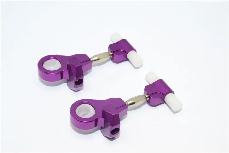 Tamiya Tt-02 Aluminum Front Adjustable Upper Arm - 1Pr Purple 1